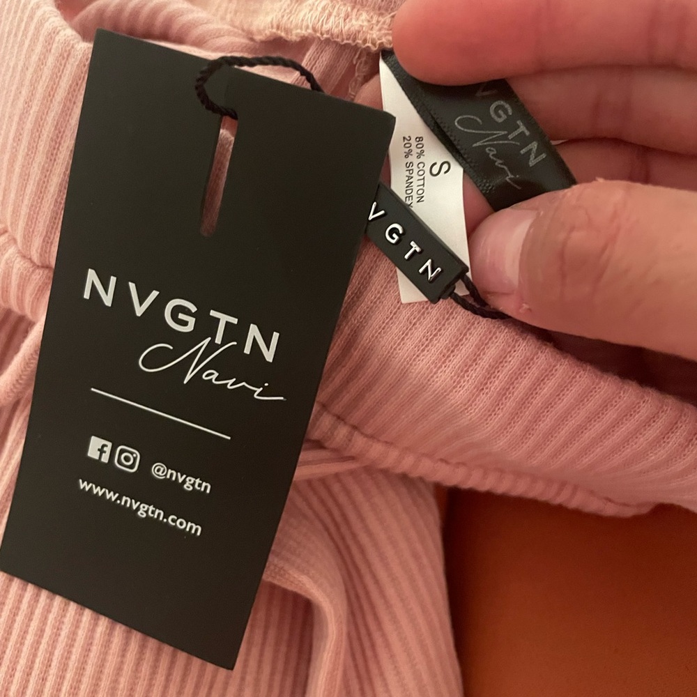 NVGTN ribbed slounge leggings